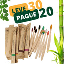 30 Escovas de Dentes de Bambu (pague 20 e leve 30)