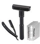 Barbeador Clássico com Navalha e Ajuste de Níveis