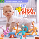 Girafinhas Gira-Estica com Led - Kit com 4 unidades