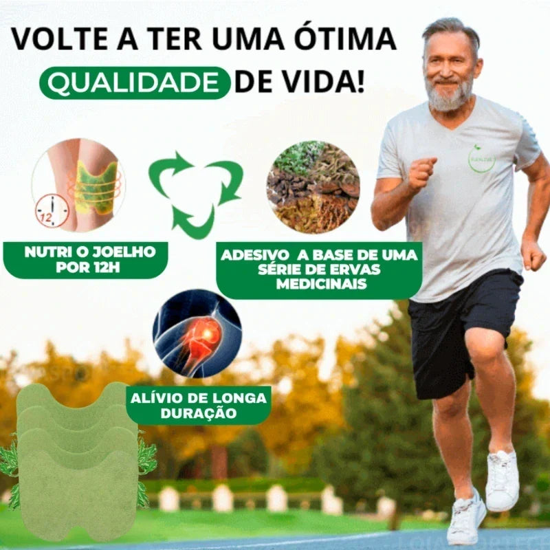 Adesivo de Recuperação Dores no Joelho Natural
