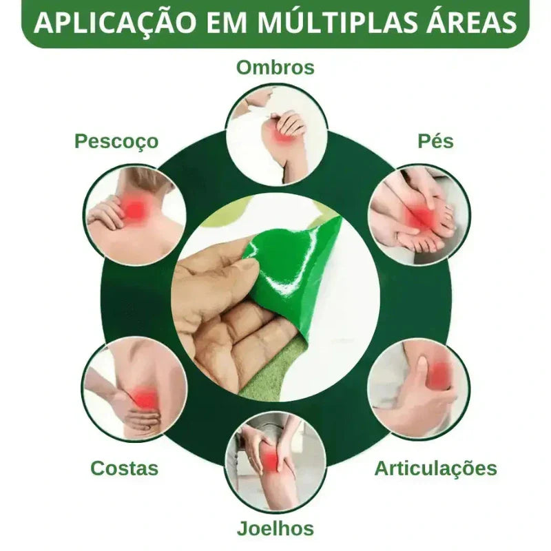 Adesivo de Recuperação Dores no Joelho Natural