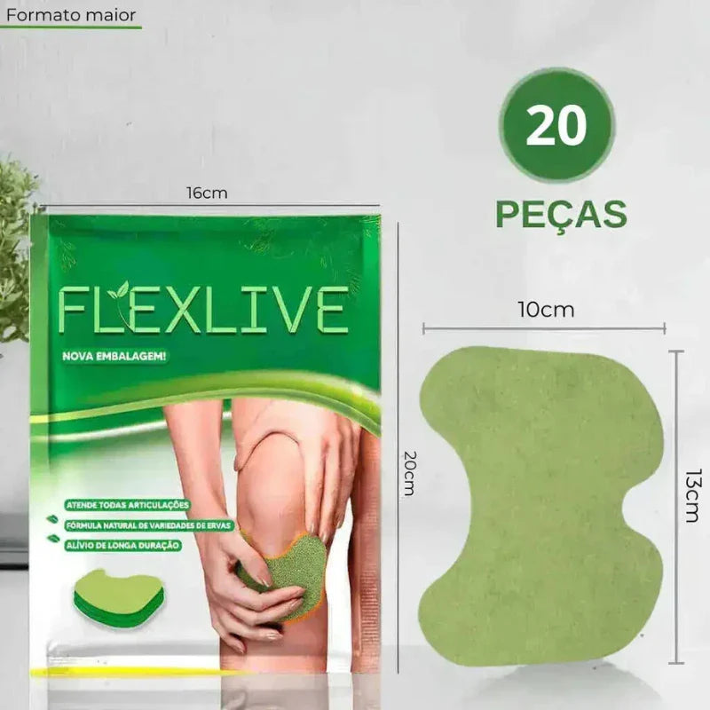 Adesivo de Recuperação Dores no Joelho Natural