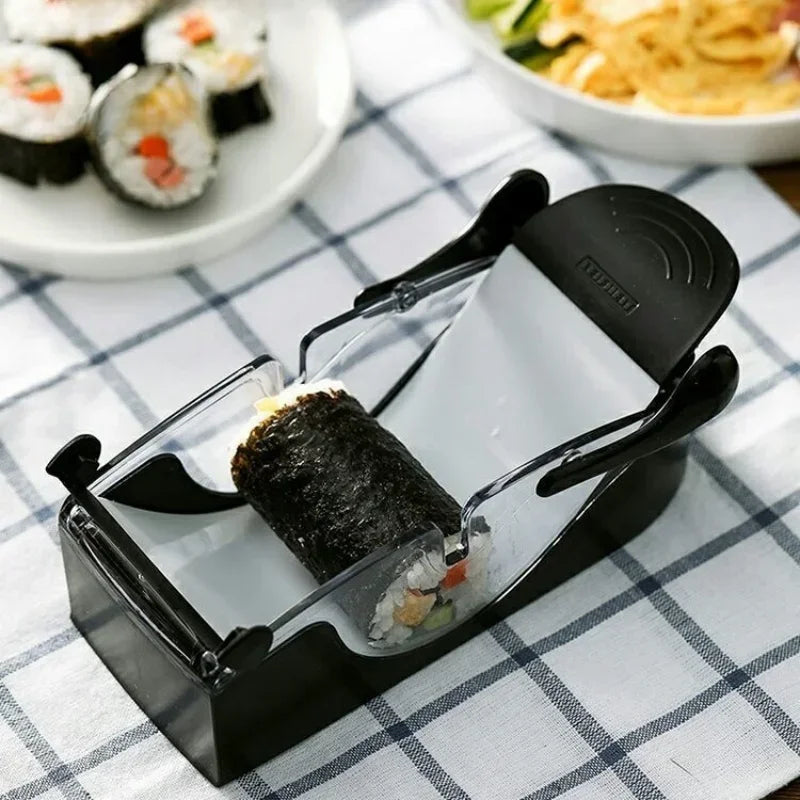 Japanese Sushi Roll Maker Rice Ball Mold Non-stick Vegetable Meat Rolling Tool DIY Sushi Making Machine Home Kitchen Accessories