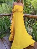 Vestido Feminino Babados