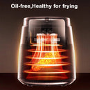 2L Oil Free Deep Fryer French Fries Chicken Roaster Air Frying Grill Machine Temperature Adjustable Smokeless Bread Bake Oven