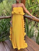 Vestido Feminino Babados