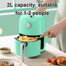 2L Oil Free Deep Fryer French Fries Chicken Roaster Air Frying Grill Machine Temperature Adjustable Smokeless Bread Bake Oven