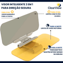 ClearView® – Visor Inteligente 2 em 1 para Direção Segura